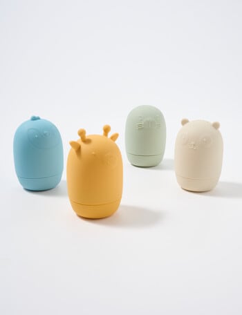 Teeny Weeny Silicone Animal Bath Squirters, 4-Pack product photo