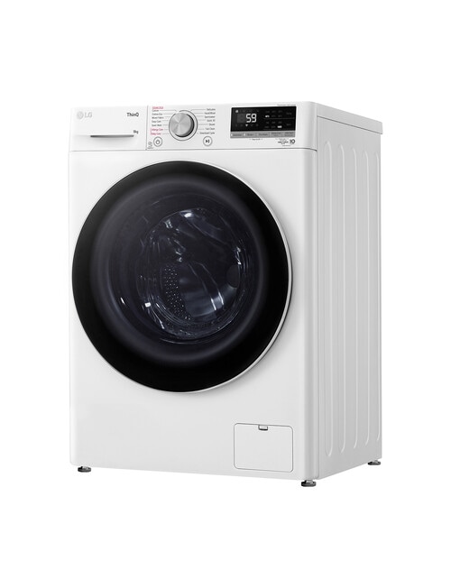 LG Electronics 9kg Front Load Washing Machine, White, WV5-1409W product photo View 03 L