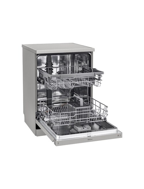 LG Electronics 14-Place Setting QuadWash Dishwasher, Platinum Steel, XD5B14PS product photo View 03 L