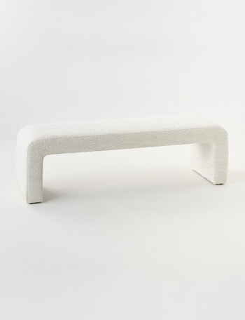LUCA Samara Bench Long, Boucle Natural product photo