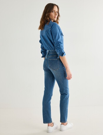 Denim Republic Slim Jean, Mid Wash product photo