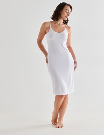 Lyric Long Length Full Slip, White product photo