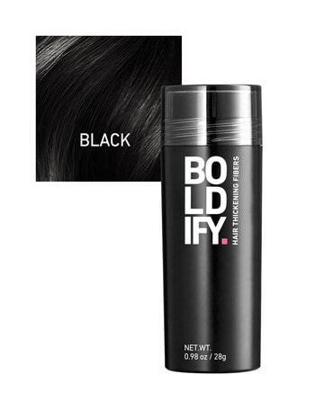 BOLDIFY. Hair Thickening Fibers Black, 28g product photo