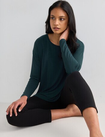 Bodycode Long Sleeve Boxy Tee, Pacific product photo
