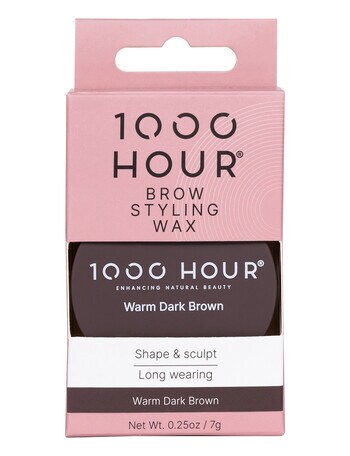 1000HR Brow Styling Wax Warm Dark Brown, 7g product photo