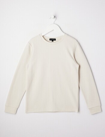 No Issue Long Sleeve Waffle Tee, Putty product photo