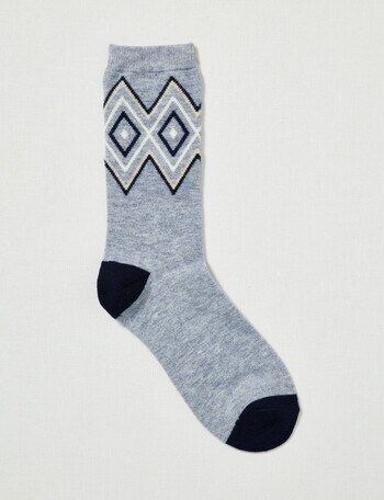 Simon De Winter Winter Warm Modern Crew, Royal Shadow Marle product photo
