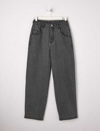 No Issue Baggy Denim Jean, Black product photo