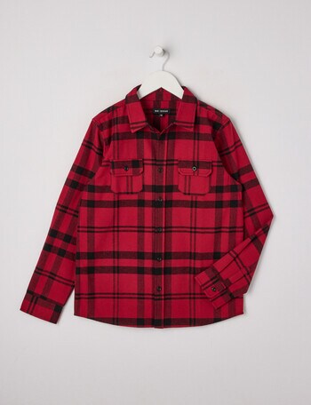 No Issue Check Long Sleeve Shirt, Chilli product photo