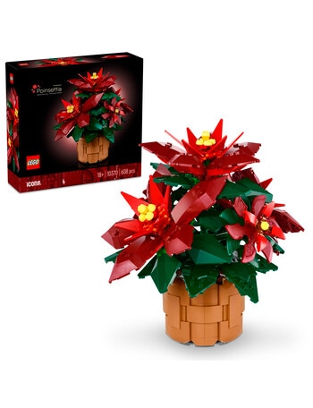 Lego Icons Poinsettia, 10370 product photo