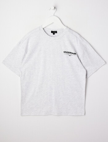 No Issue St Germain Short Sleeve Box Tee, Grey Marle product photo