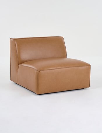 Marcello&Co Loft Leather Modular Armless, Caramel product photo