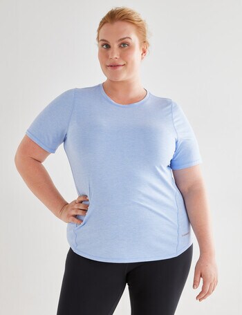 Superfit Curve Limitless Short Sleeve Tee, Glacial Blue product photo