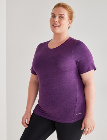 Superfit Curve Limitless Short Sleeve Tee, Murasaki Purple product photo