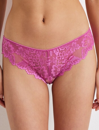 Perfects Brazilian Bikini Brief, Super Pink, 8-16 product photo
