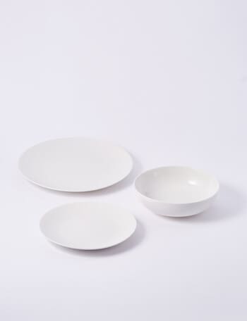 Alex Liddy Contemporary Coupe Dinnerset, 12-Piece, White product photo