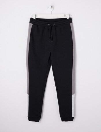 No Issue Spliced Trackpant, Black product photo