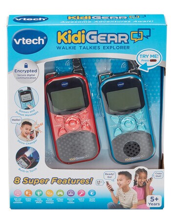 Vtech KidiGear Walkie Talkies Explorer, Blue & Red product photo