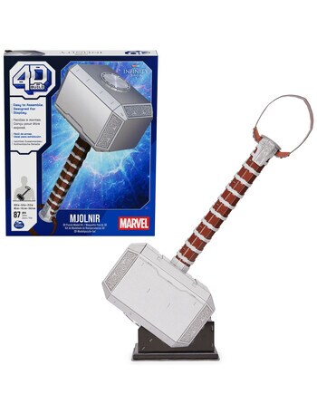 Puzzles Marvel Thor's Hammer Mjolnir 3D Puzzle Model Kit product photo