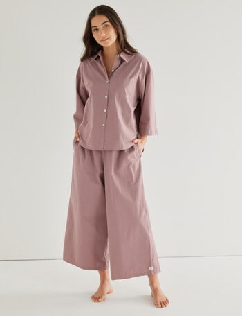 Mineral Sleep Cotton Pyjama Set, Rose Taupe product photo