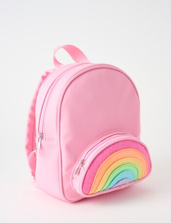 Mac & Ellie Rainbow Back Pack, Flamingo product photo