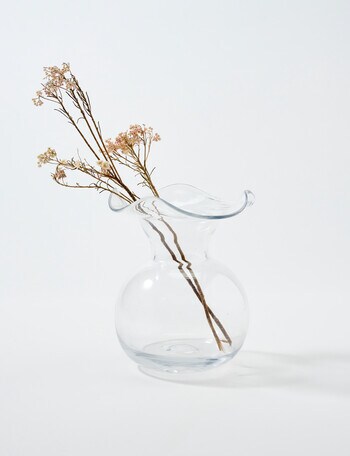Tilly Home Abby Vase Glass, Clear product photo