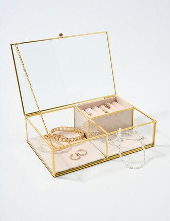 Tilly Home Jules Glass Jewellery Box product photo
