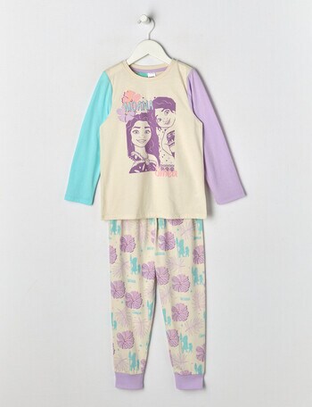 Licensed Moana 2 Siblings PJ Set, Lilac, 3-7 product photo