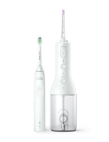 Philips Sonicare Sonicare Electric Toothbrush & Power Flosser Bundle, HX3671/33 & HX3826/31 product photo