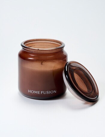 Home Fusion Casa Leather Candle, 300g product photo
