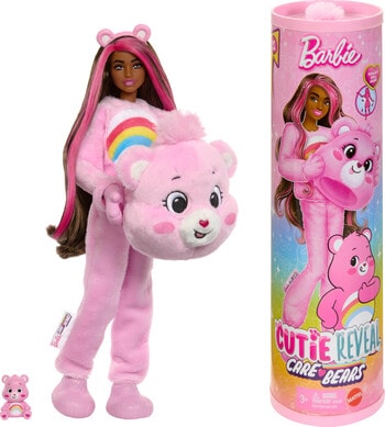 Barbie Cutie Reveal Care Bear Series Dolls, Assorted product photo