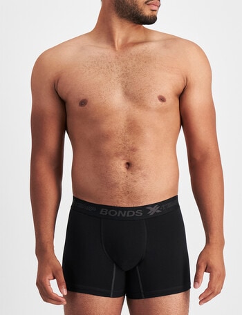 Bonds X-Temp Trunk, 3-Pack, Black & Fluro product photo