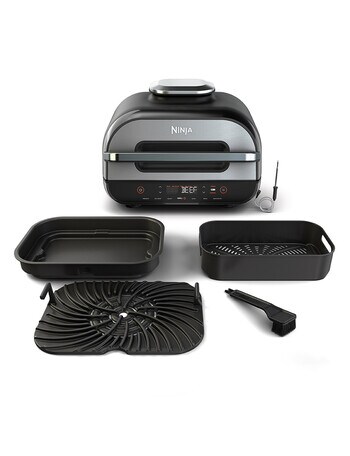 Ninja Foodi XL Grill - Black/Brushed Stainless Steel, AG551ANZ product photo