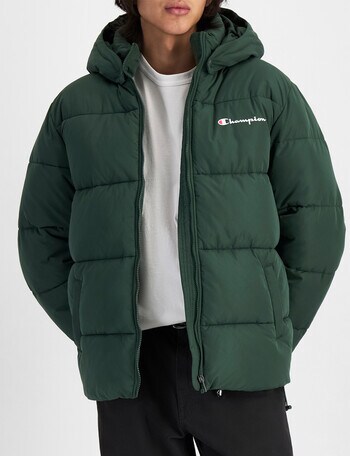 Champion Rochester Puffer Jacket, Dark Green product photo