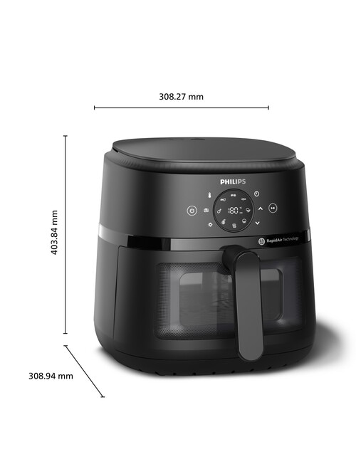 Philips 2000 Series Xl Air Fryer, Black, NA230/00 product photo View 04 L