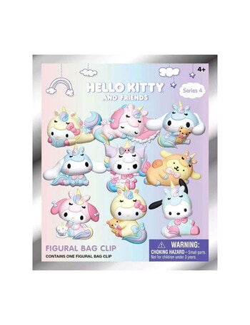 Hello Kitty 3D Foam Bag Clips, Series 4, Assorted product photo