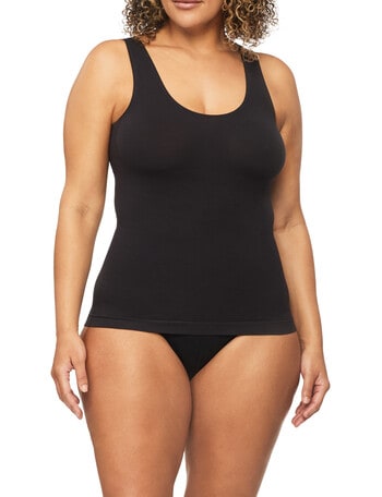 Nancy Ganz Bamboo Essentials Tank, Black, 10-18 product photo