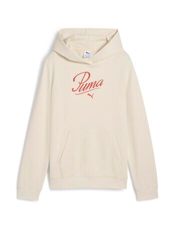 Puma Essential Script Hoodie, Alpine snow product photo