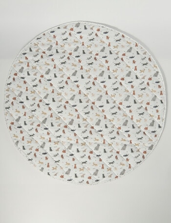 Little Bundle Round Playmat, Puppies product photo