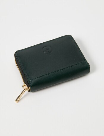 Carte Small Zippy Wallet, Bottle Green product photo