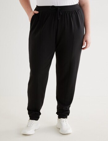 Superfit Curve Seam Front Jogger, Black product photo