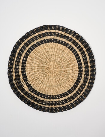 Bosa Billie Placemat, 35cm, Natural & Black product photo