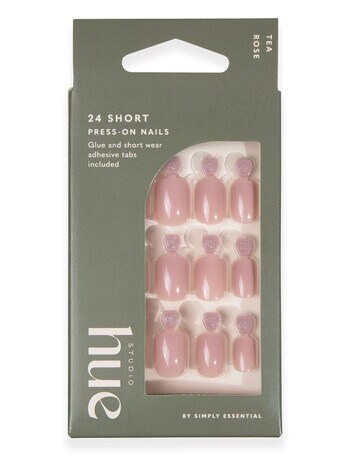 Studio Hue Press-on Nails Short Squoval, Tea Rose product photo