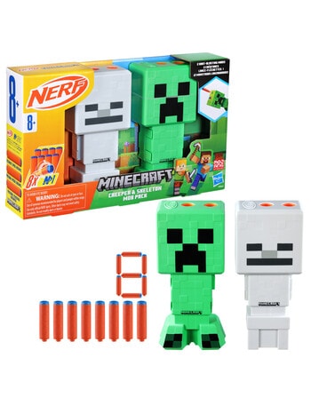 Nerf Minecraft Creeper & Skeleton Mob Pack product photo