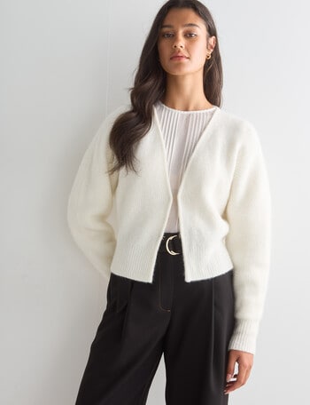 State of play Natalia Alpaca Blend Cardigan, Ivory product photo