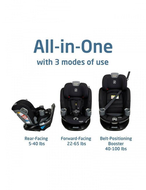 Maxi-Cosi Emme 360 Rotating All in One, Network Grey product photo View 05 L