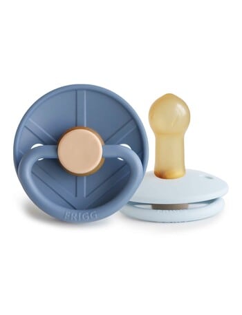 FRIGG Viking Latex Pacifier, 2-Pack, Blues 6-18m product photo