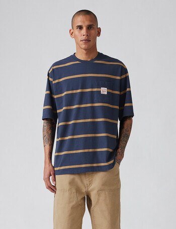 Levis Workwear Tee, Navy Blazer Ermine product photo