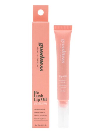 Goodness Be Lush Lip Oil, Caramel Latte, 12ml product photo