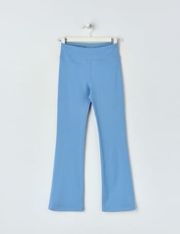 SUPERFIT GIRL Ultra Soft Flare Legging, Elemental Blue product photo